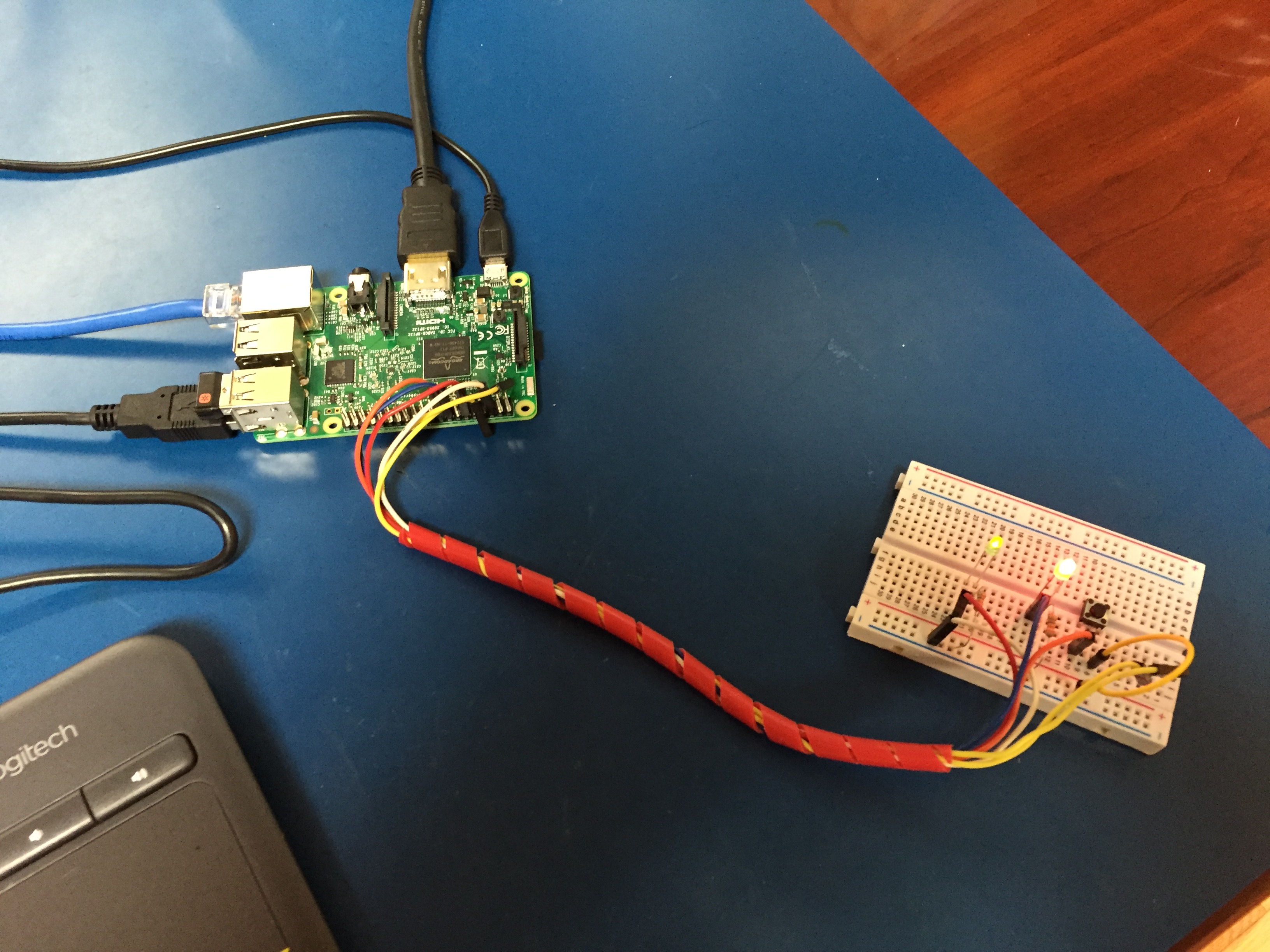 Building an Internet Walkie Talkie using a Raspberry Pi v3