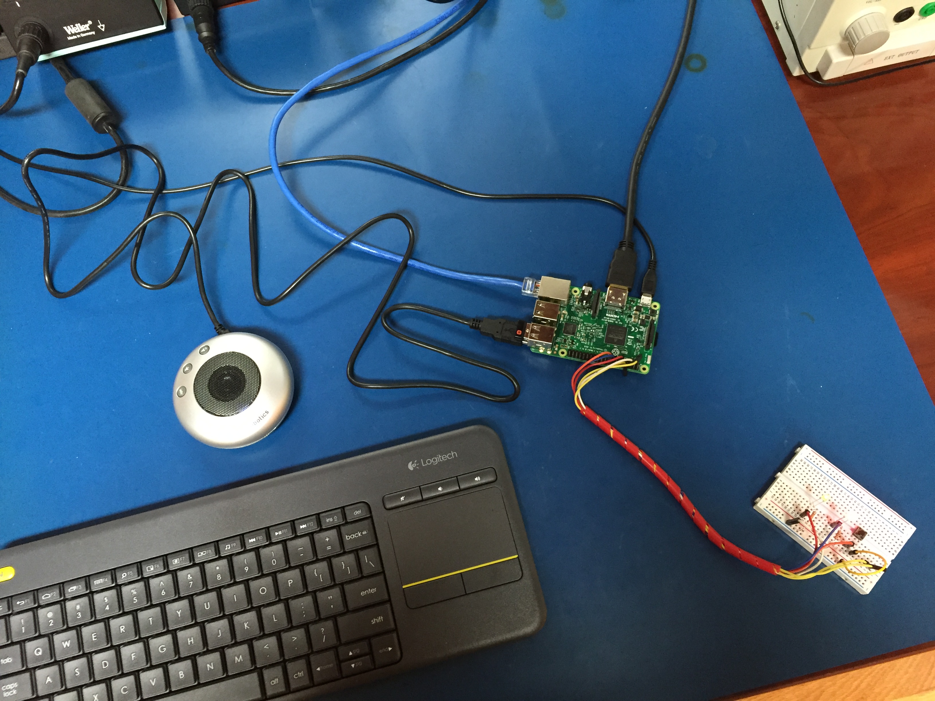 Building an Internet Walkie Talkie using a Raspberry Pi v3