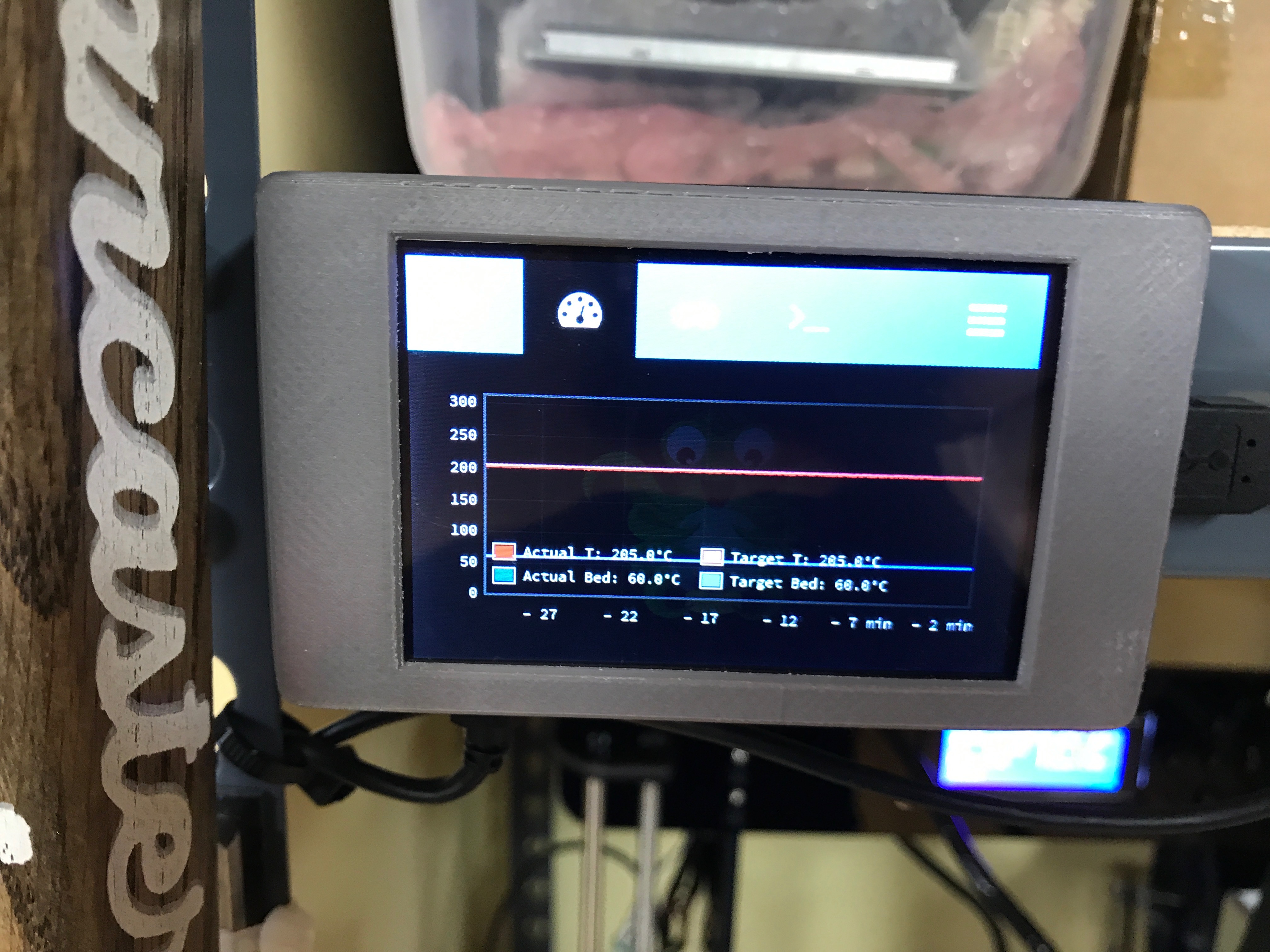 Raspberry Pi Touchscreen Octoprint Controller