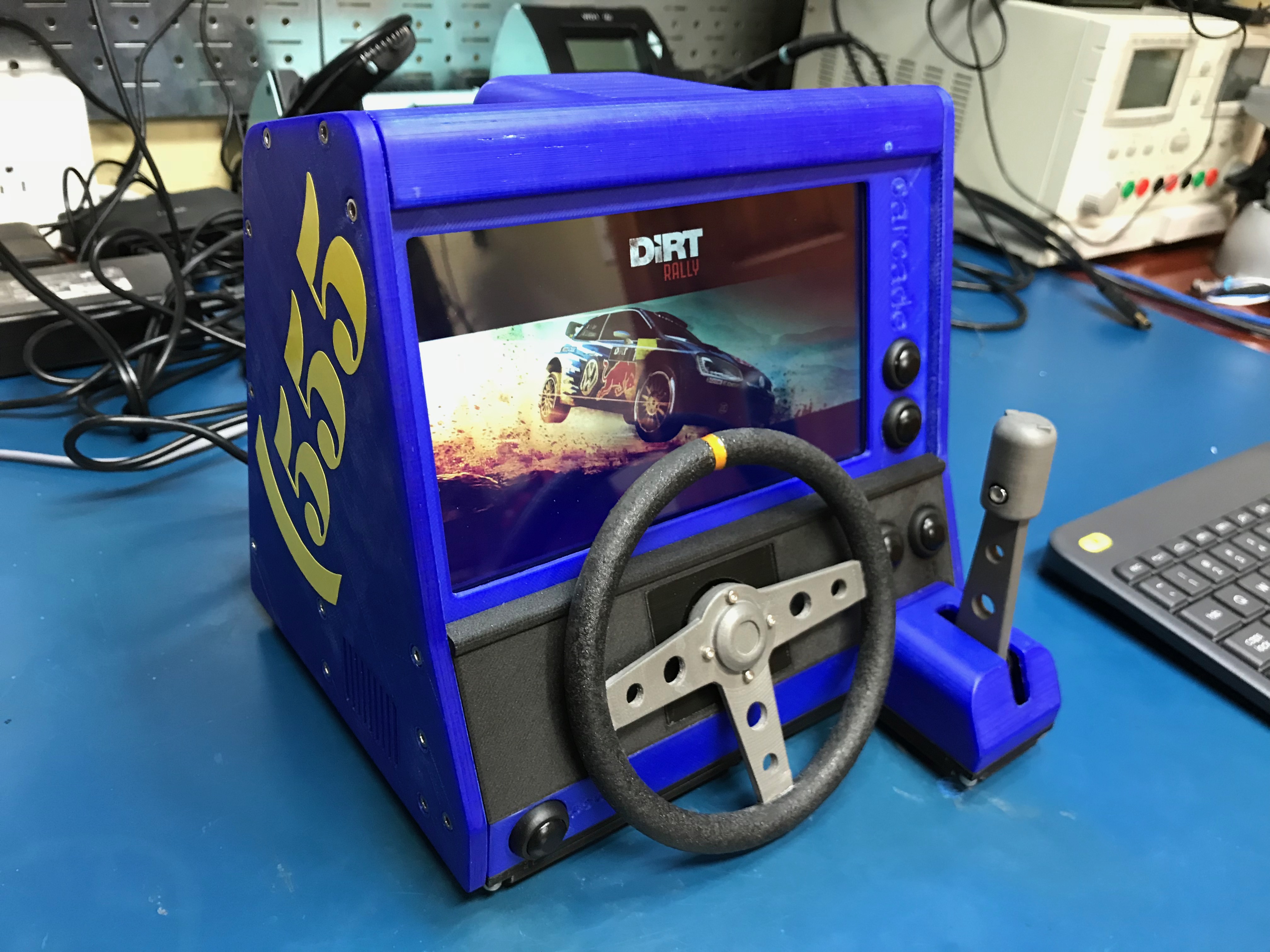 My Dirt Rally tabletop car-cade game