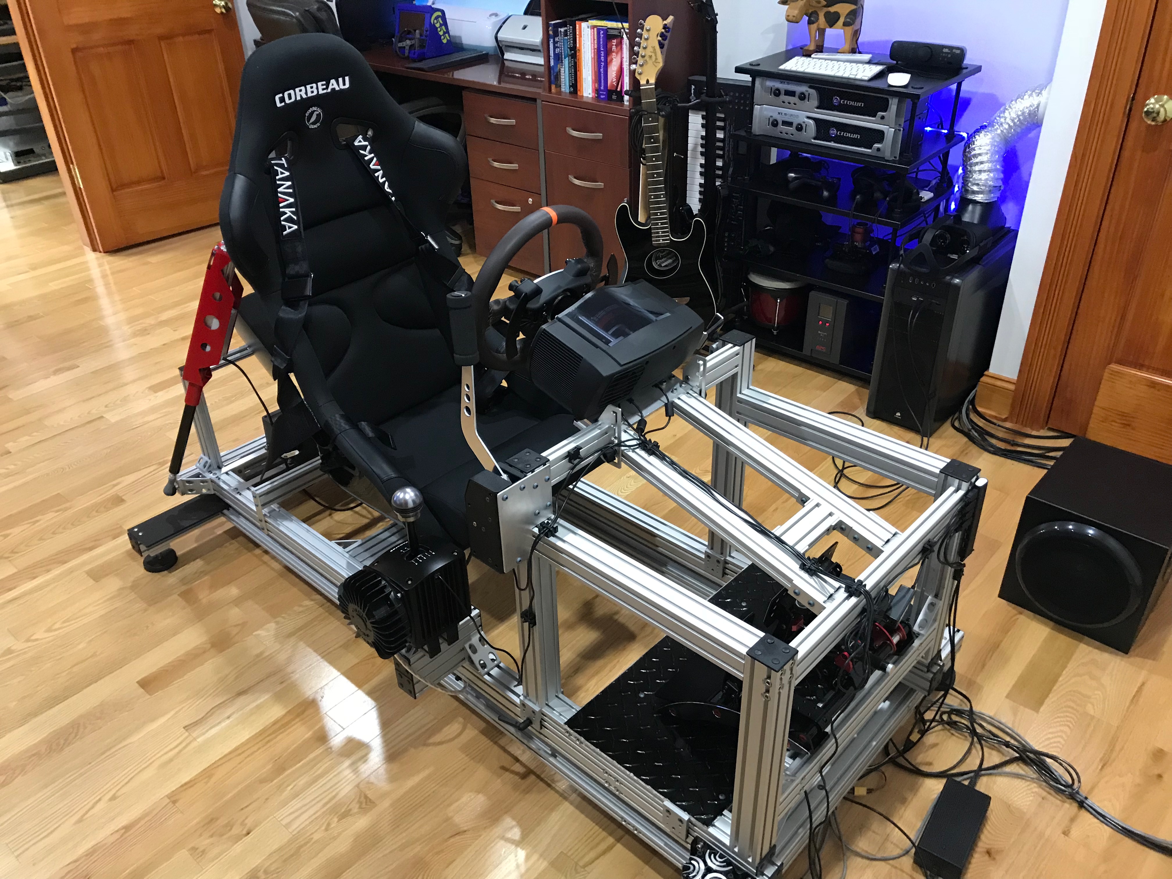 Sim racing motion rig v2 updates